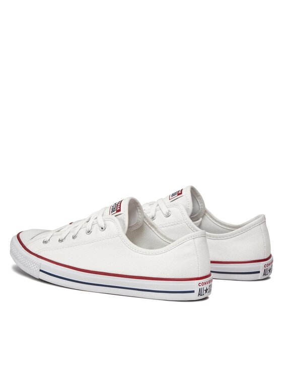 Тканевые кроссовки Chuck Taylor All Star Dainty Ox 564981C Converse, белый — фото 3