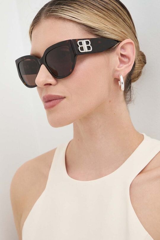 

Солнцезащитные очки Balenciaga, коричневый