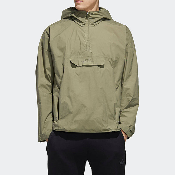 Куртка m tec anorak woven sports windproof breathable jacket green Adidas, зеленый — фото 3