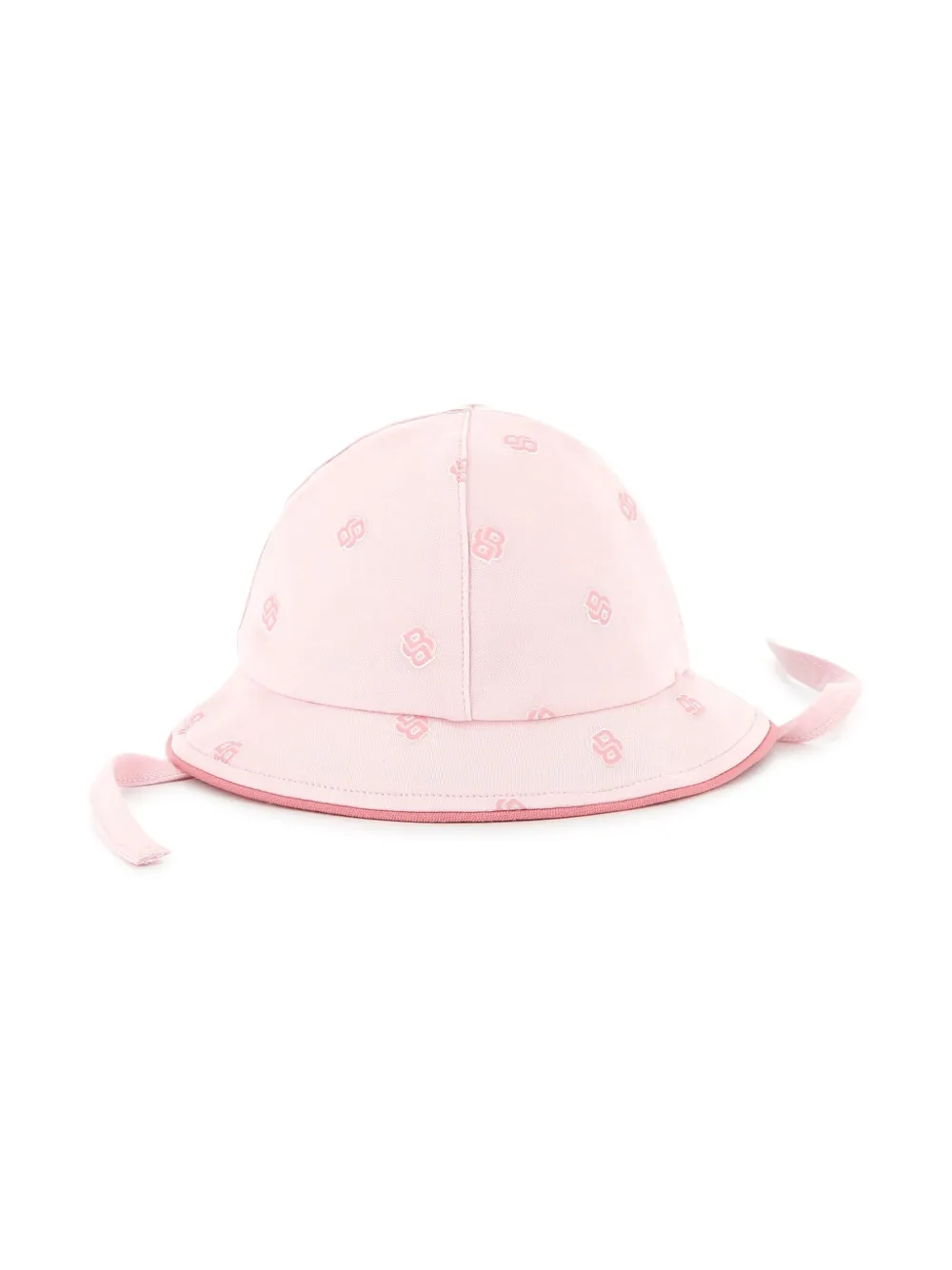 

Панама с монограммой BOSS Kidswear, розовый