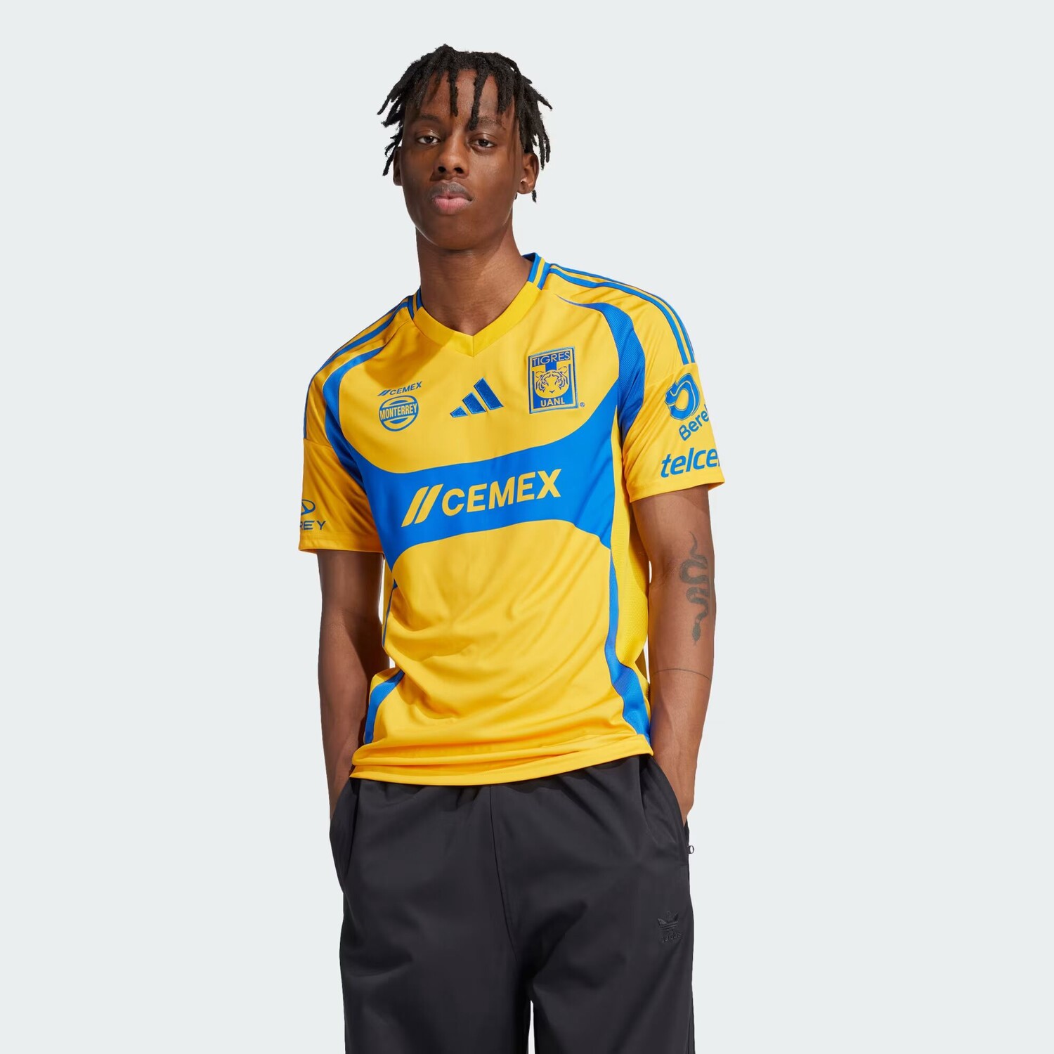 

Футболка TUANL H JSY Adidas, цвет Team Colleg Gold 2