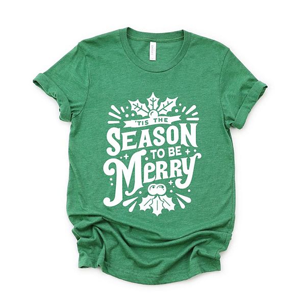 

Футболка с принтом Season to be merry Simply Sage Market, Grass