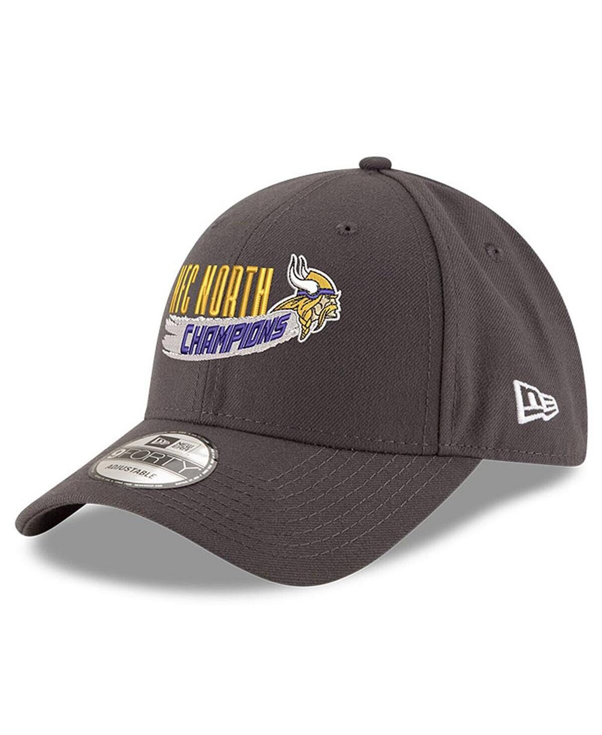

Мужская бейсболка графитового цвета Minnesota Vikings 2022 NFC North Division Champions 9FORTY New Era