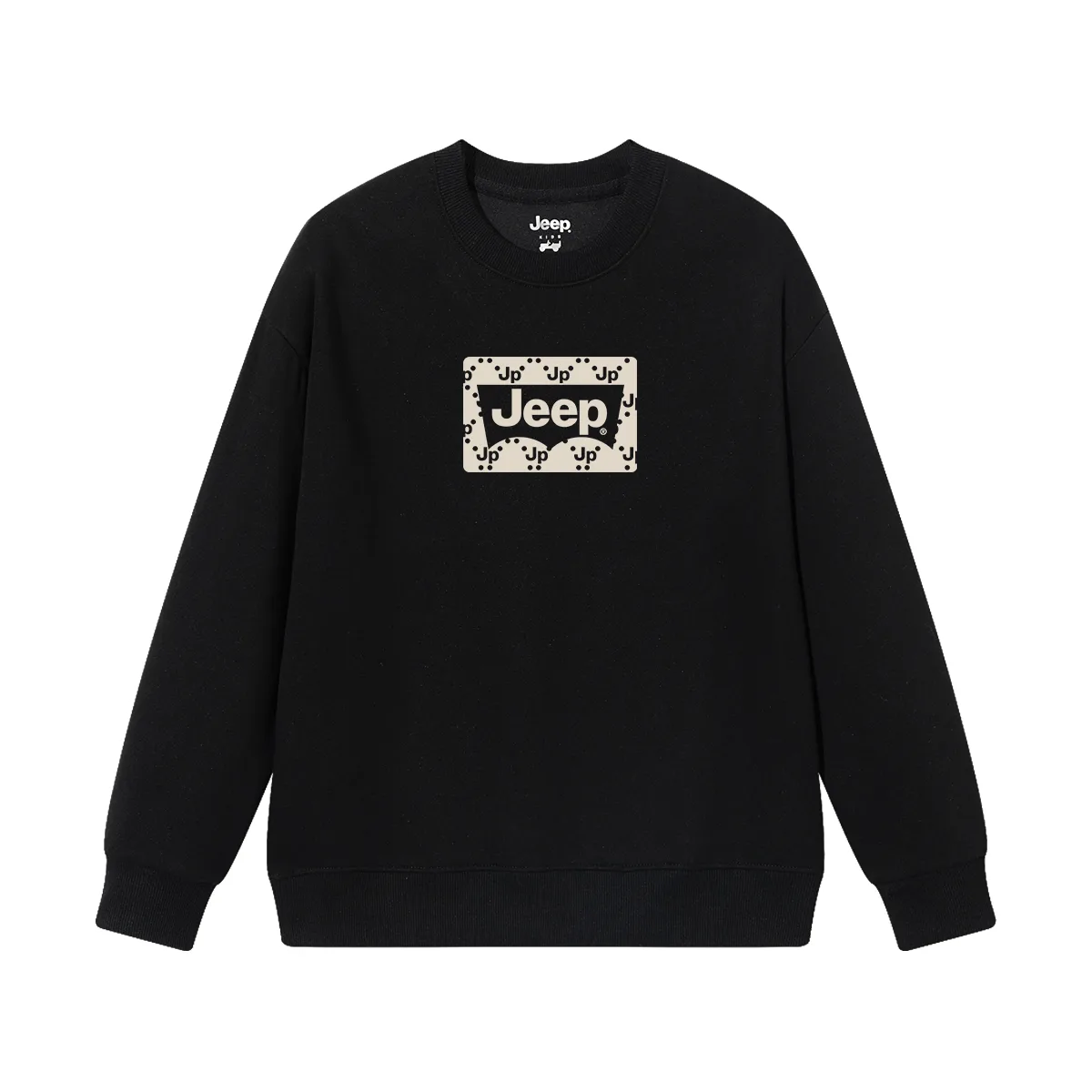 Толстовка с круглым вырезом для школьников Jeep, Coffee[Fleece-Lined] — фото 3