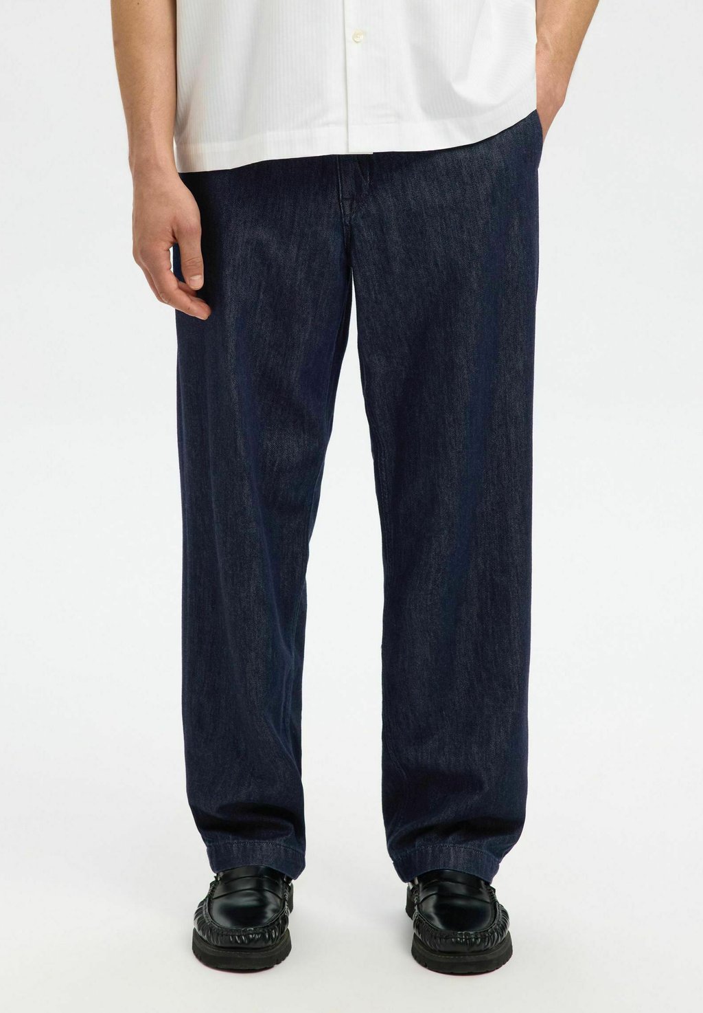 

Джинсы свободного кроя Selected Homme, цвет Dark Blue Denim