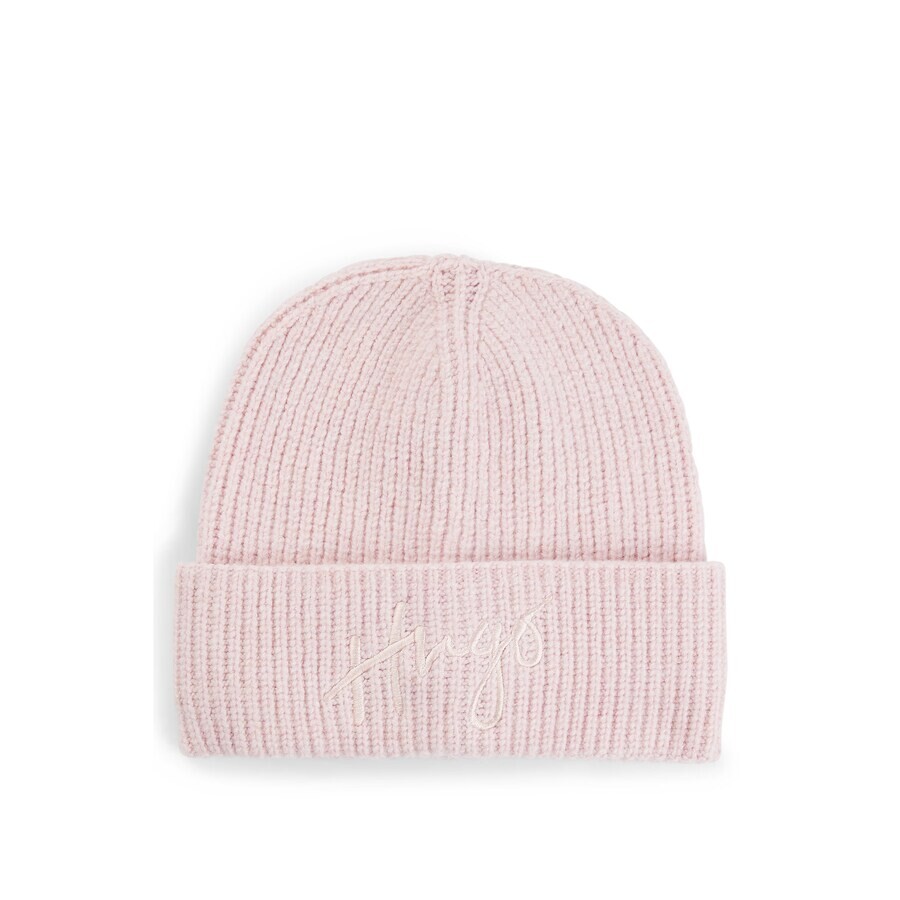 

Шапка HUGO Beanie, розовый