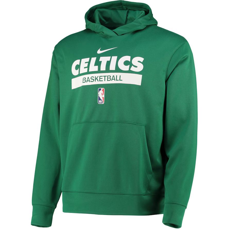 Nike Boston Celtics Spotlight Флисовая Толстовка Мужская Зеленая — фото 2