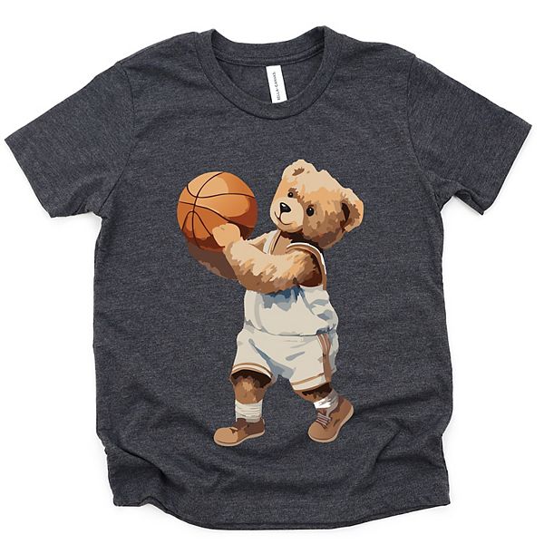 

Футболка с водяным медведем для баскетбола The Juniper Shop, Charcoal