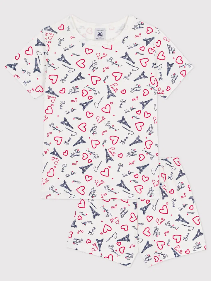 Пижама из хлопка PETIT BATEAU, белый