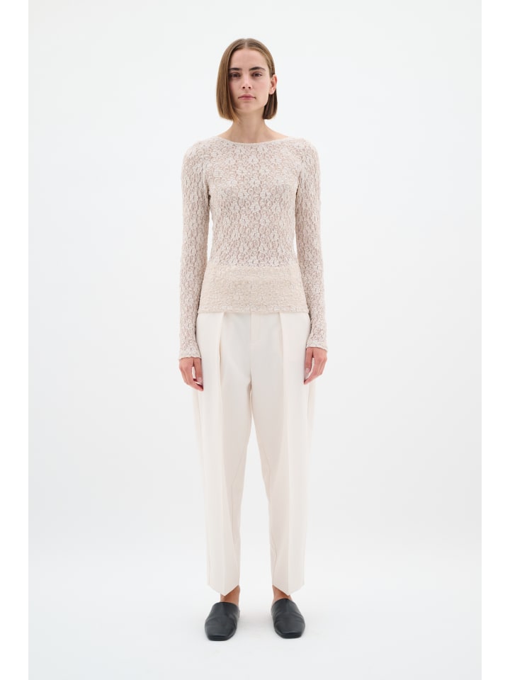 

InWear Футболка с длинными рукавами RissaIW облегающего кроя в цвете Haze