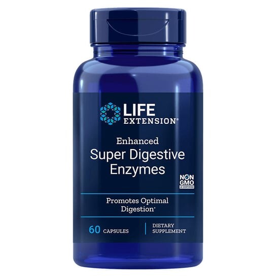 

Улучшенные суперпищеварительные ферменты Life Extension, 60 растительных капсул