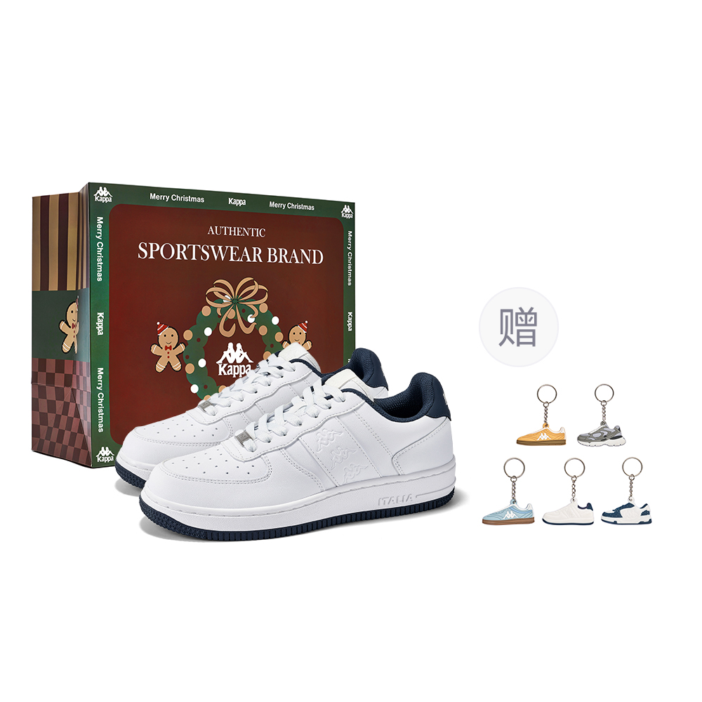 

Kappa Скользоустойчивые износостойкие низкие кроссовки для скейтбординга Unisex White Blue