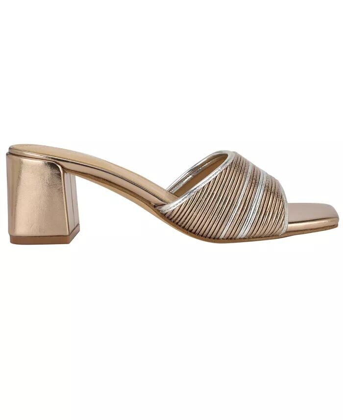 Женские сандалии Petunia Slip-On Dress Calvin Klein, коричневый — фото 2