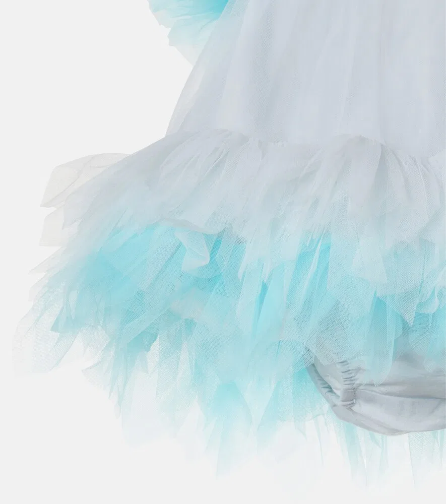 Детский комплект из тюлевого платья и панталон Baby Abu Dhabi Tutu Du Monde, синий — фото 4