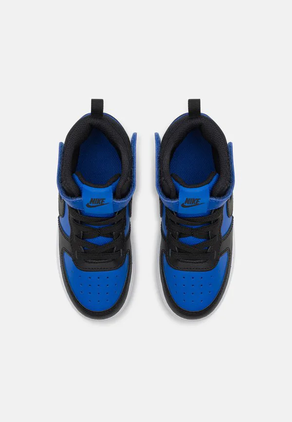 Кроссовки court borough mid 2 hightop Nike Sportswear, Game Royal/Black/White — фото 4