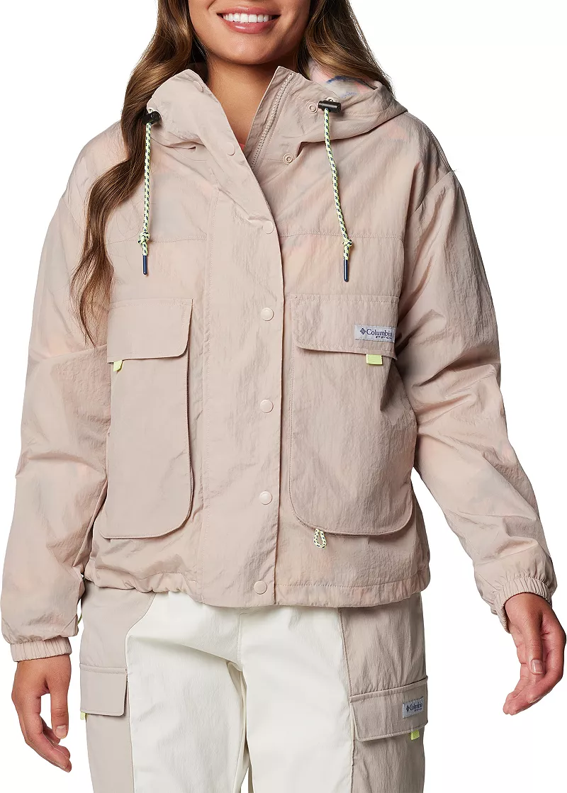 

Женская куртка для открытой воды Columbia PFG, цвет Crushed Clay/Aura Lining