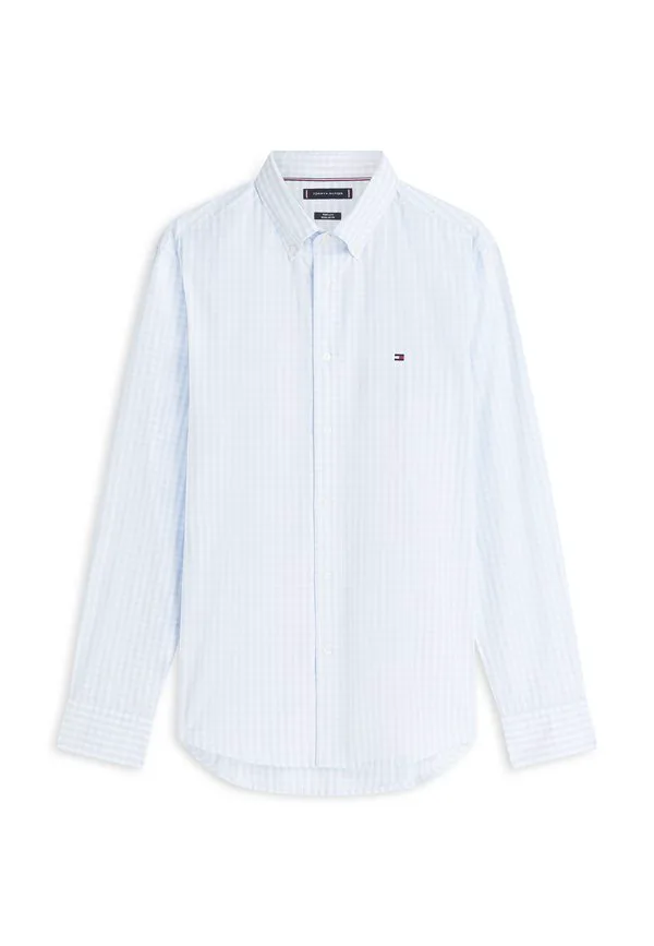 Рубашка из поплина в клетку, стандартного кроя, классического кроя. Tommy Hilfiger, Sweet Blue — фото 4