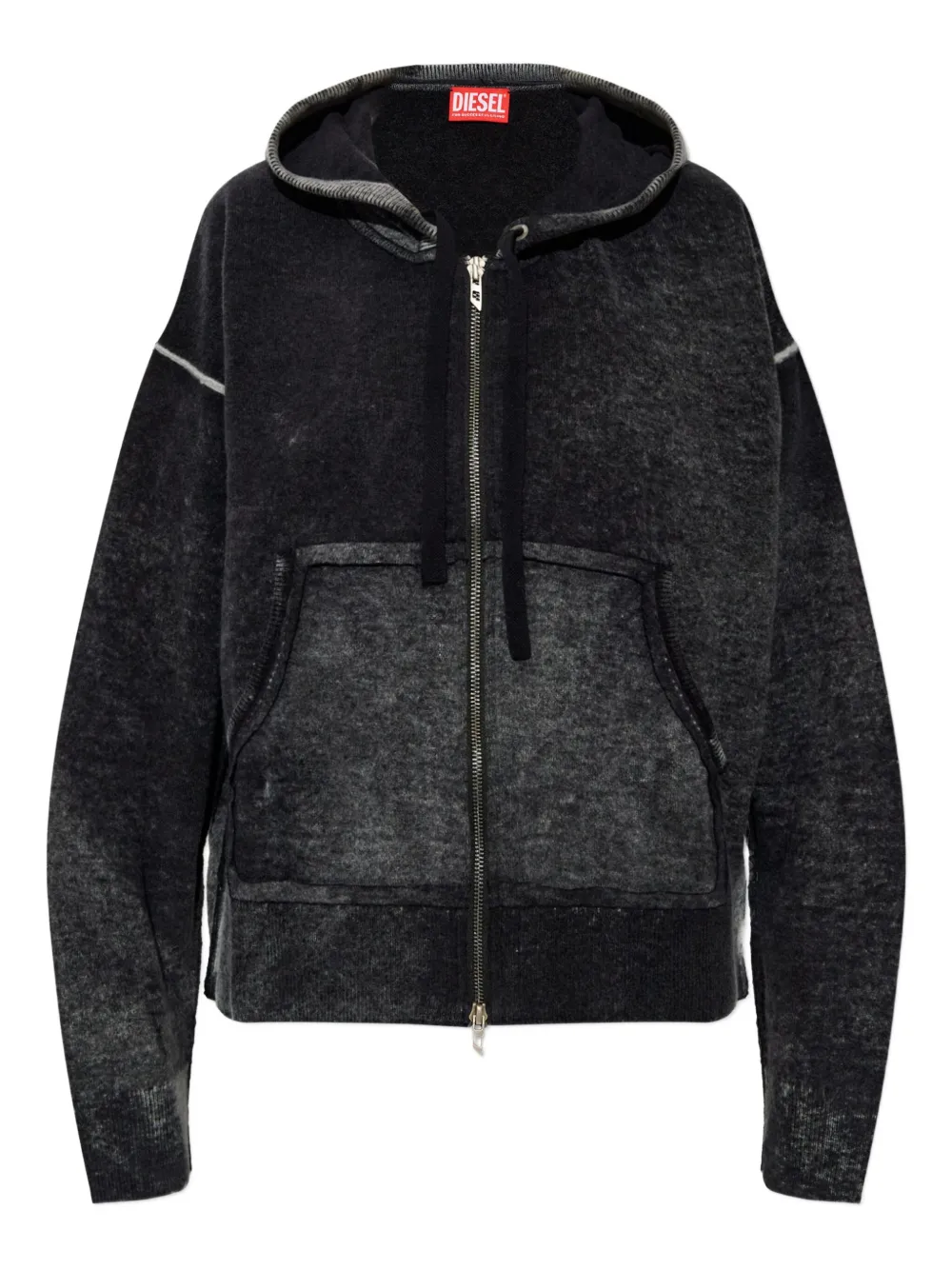 Худи Zip M-Hermine Diesel, черный