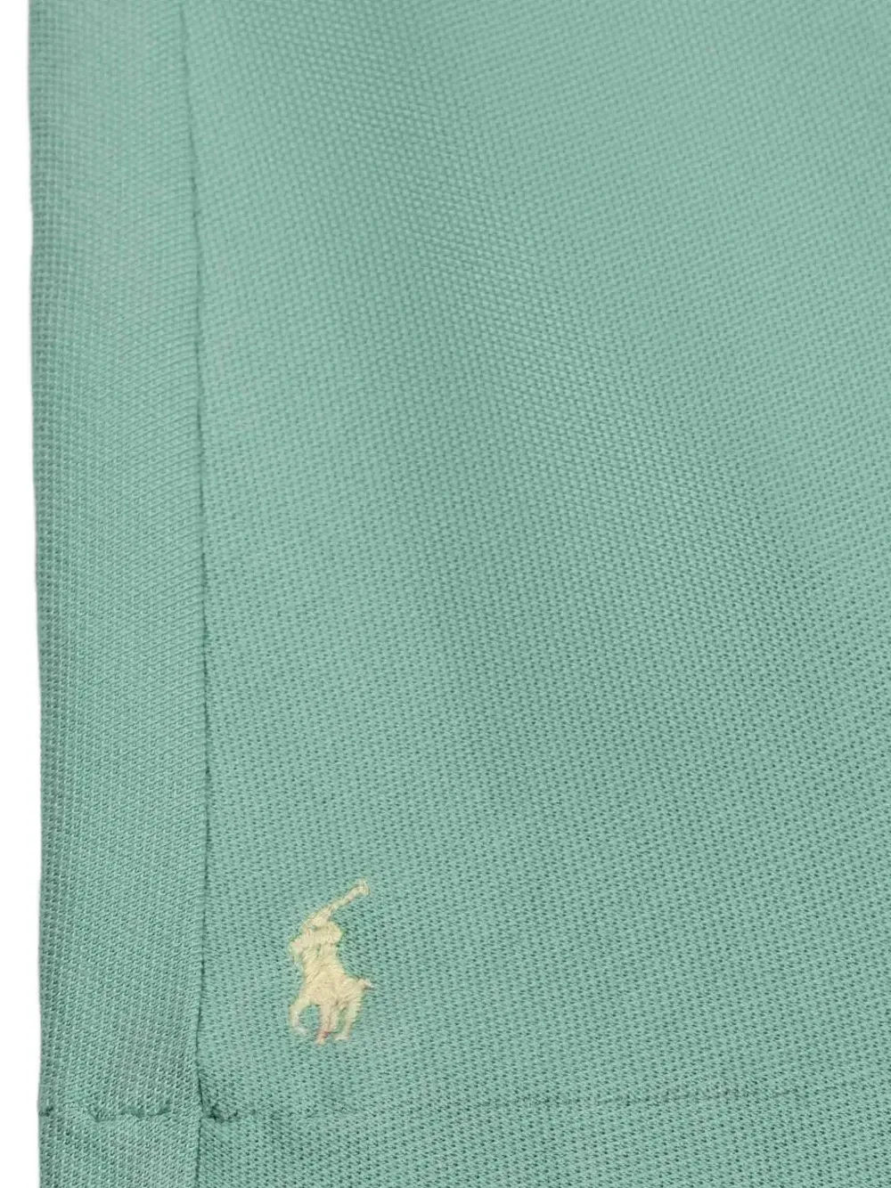 Юбка-пике с вышитым логотипом Polo Ralph Lauren Kids, зеленый — фото 2