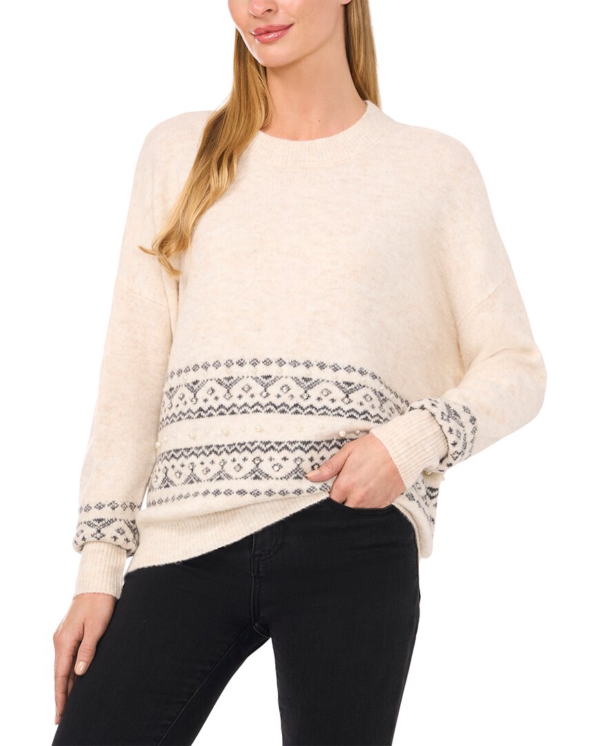 

Свитер-пуловер CeCe Fairisle Pearl Stripe, цвет multi
