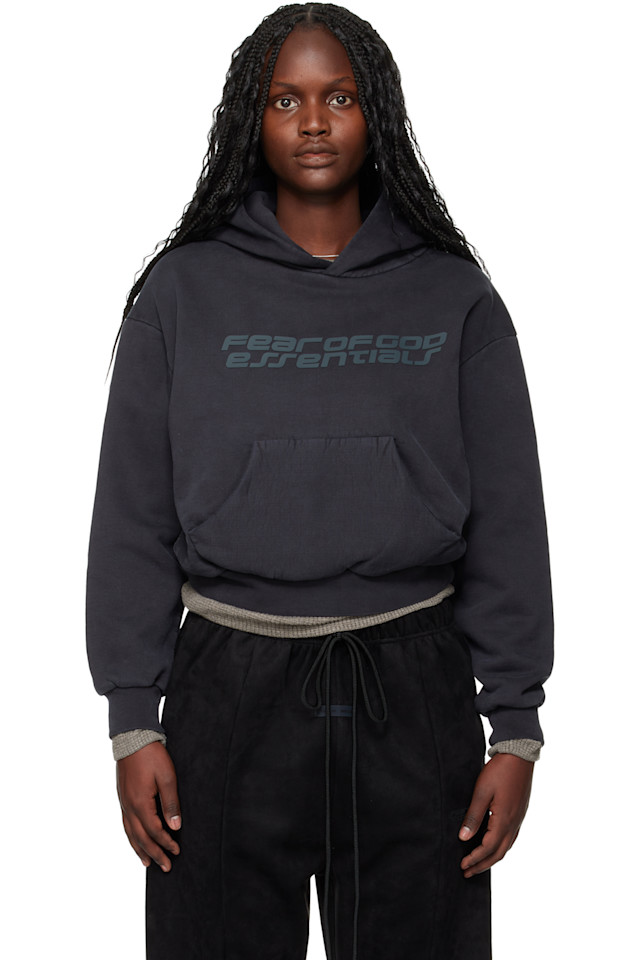 

Fear Of God Essentials Классическая праздничная толстовка серого цвета