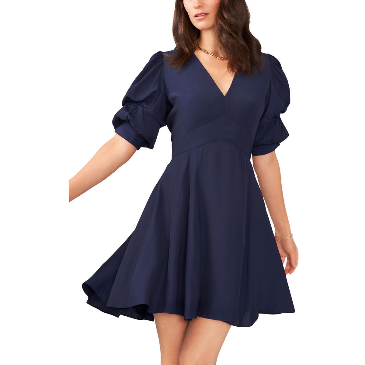 

Женское облегающее платье с расклешенным кроем 1.State, цвет classic navy