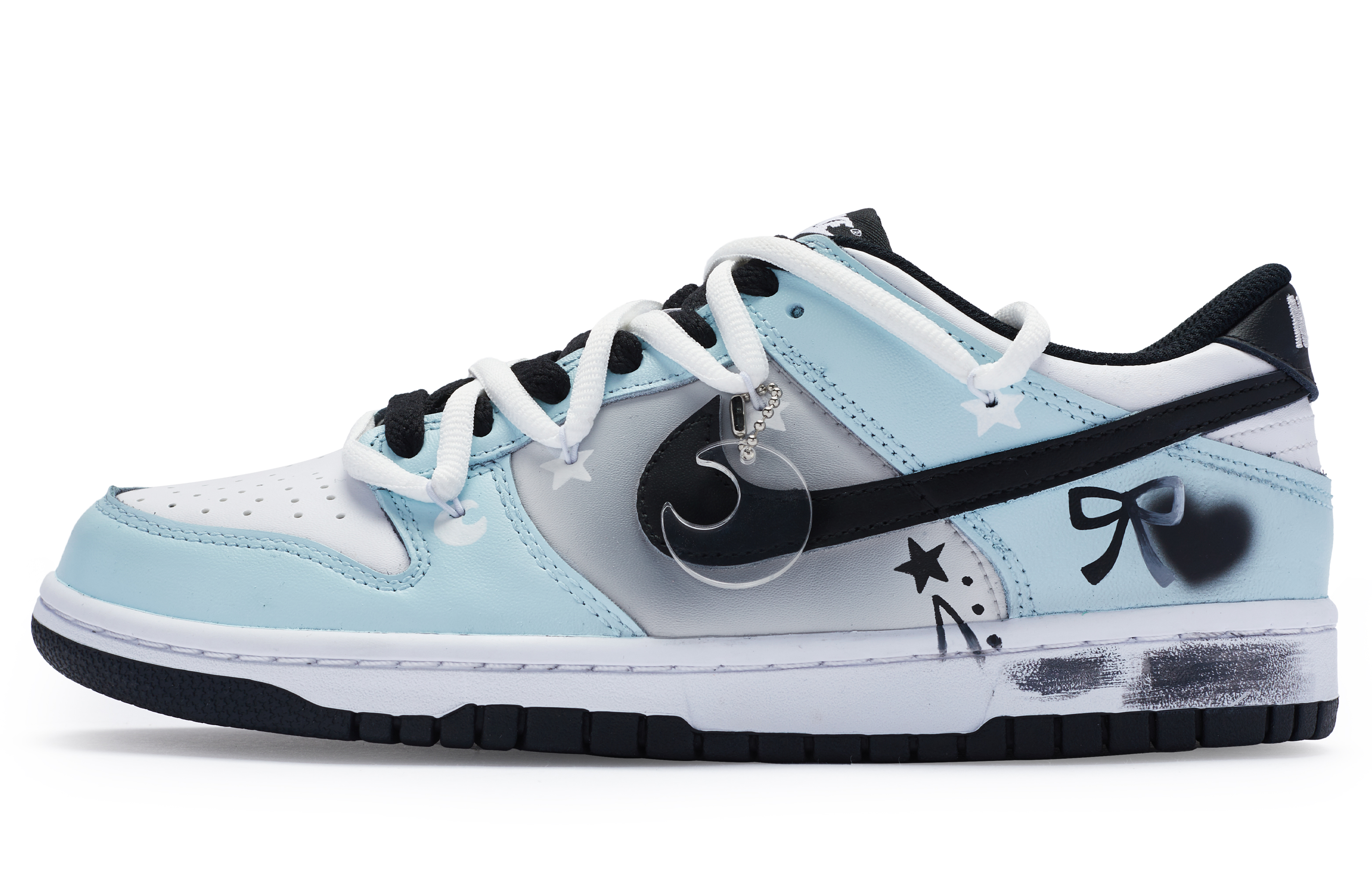 

Кроссовки Nike Dunk Skateboard Shoes Women's Low-Top Blue White/Black