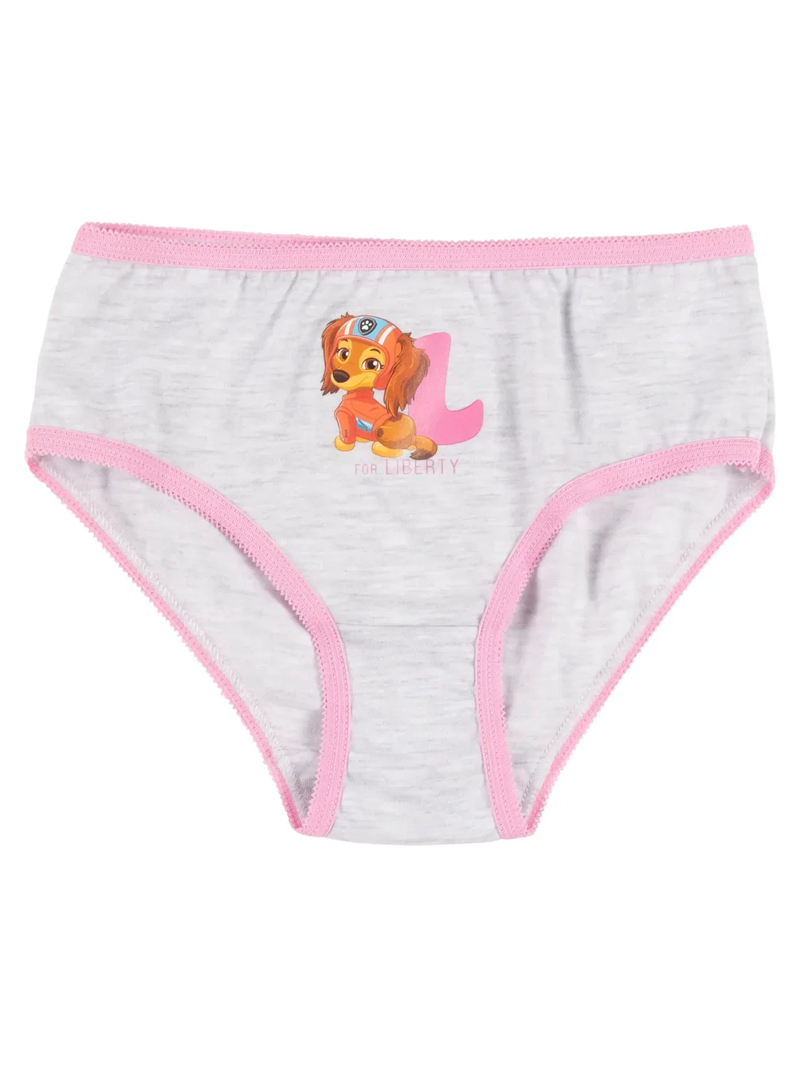Трусы детские, 4 штуки, Paw Patrol, серо-розовый — фото 4