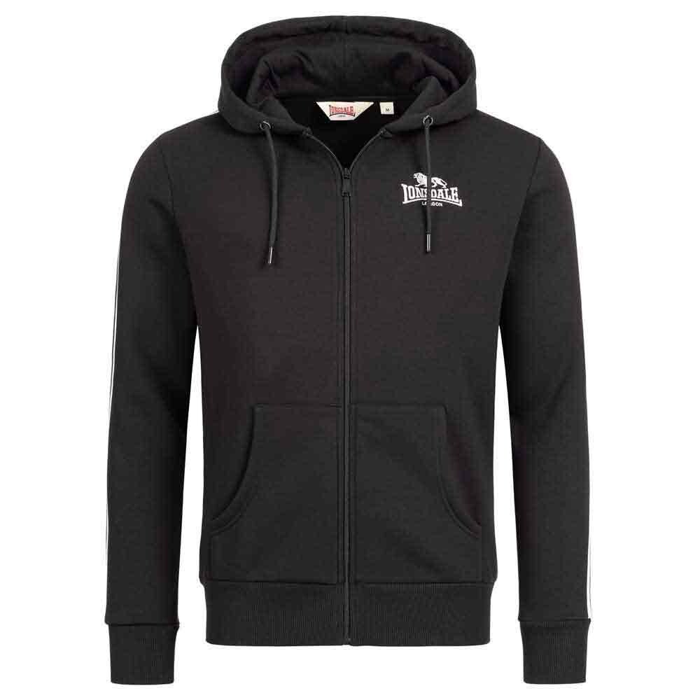 

Толстовка Lonsdale Balnakeil Full Zip, черный