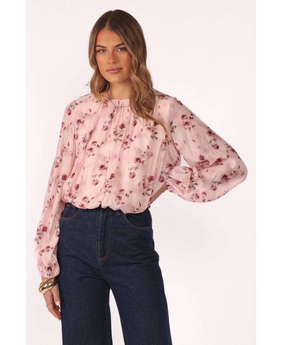 

Женская футболка с длинными рукавами "Даллас" Petal and Pup, Pink rose