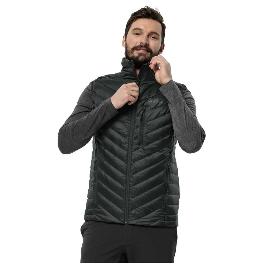

Жилет Jack Wolfskin Passamani Down, зеленый/серый