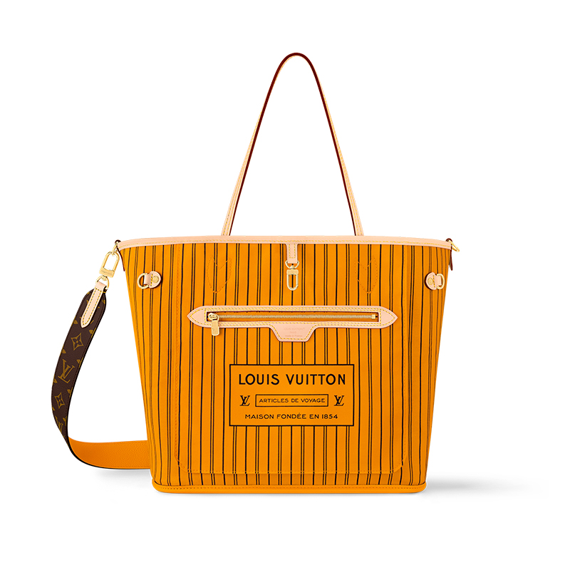 

Neverfull Bandouliere Mm наизнанку Monogram/Желтый шафран LOUIS VUITTON