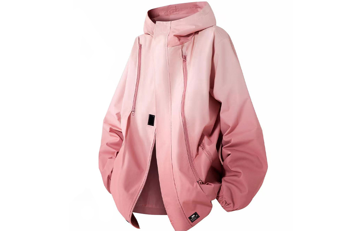 

Пуховик Unisex Hooded Thickened Puffer Jacket ZIAREL, розовый[removable logo]