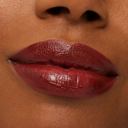 Бархатная помада для идеального вида MAC Cosmetics MACximal Sleek Satin Lipstick Mini, PARAMOUNT 1,5 g — фото 4