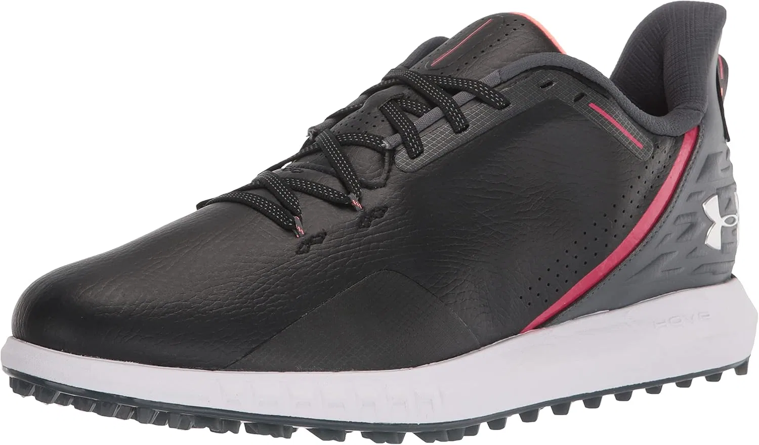 Мужские гольф-кроссовки Under Armour 3025071, Black 001 Electric Mandarin