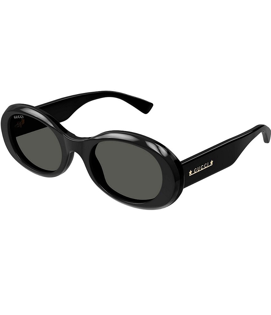 

Gucci Женские овальные солнцезащитные очки Gucci Symbol 52 мм, черный