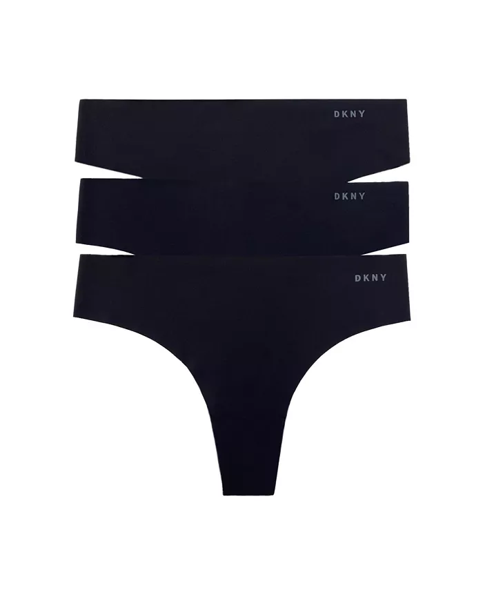 

Женские трусики-стринги Litewear Cut Anywear, 3 шт DKNY, черный