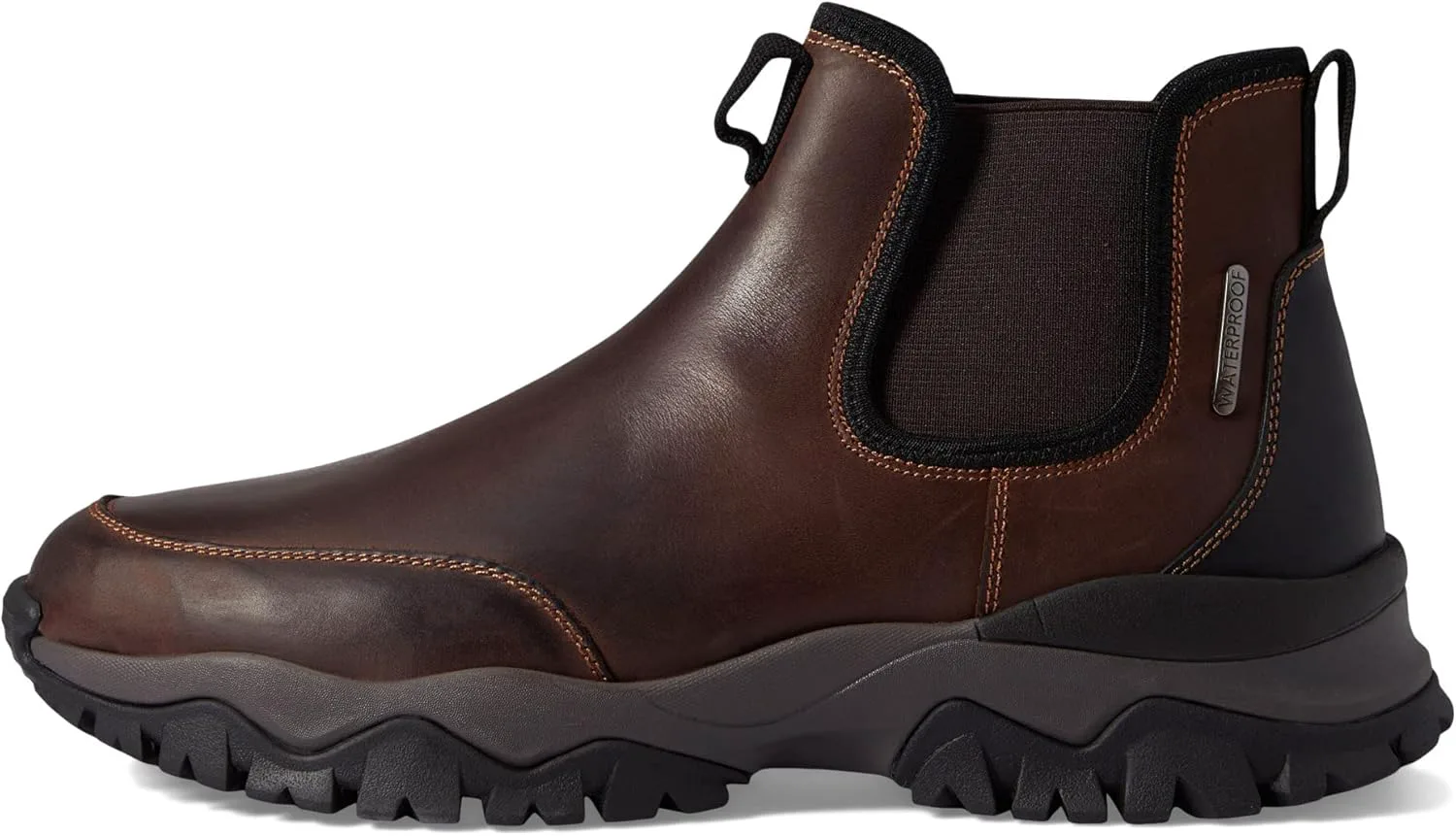 Ботинки Florsheim XPLOR с эластичными вставками и мыском Мок-Тоу, коричневый — фото 3