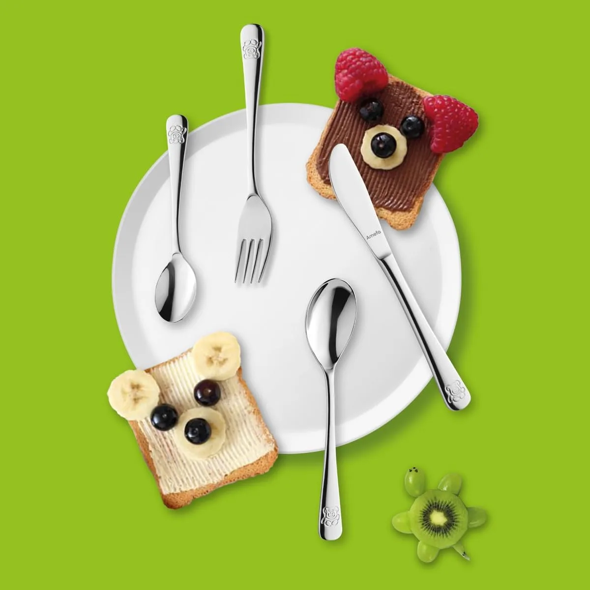 Amefa Bear — 6 ложек для детей — фото 2