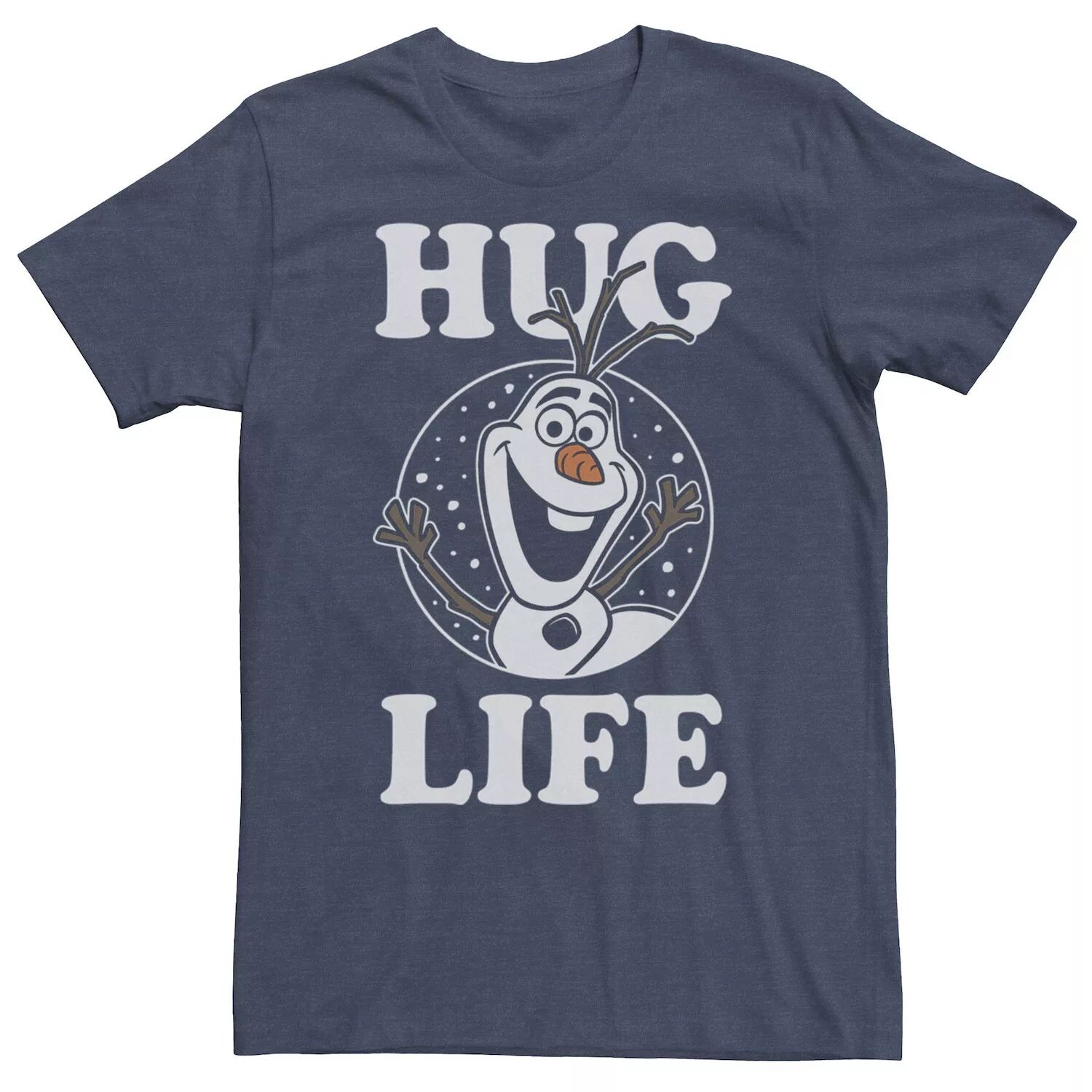 

Мужская футболка с развевающимся снеговиком Frozen Olaf Hug Life Disney