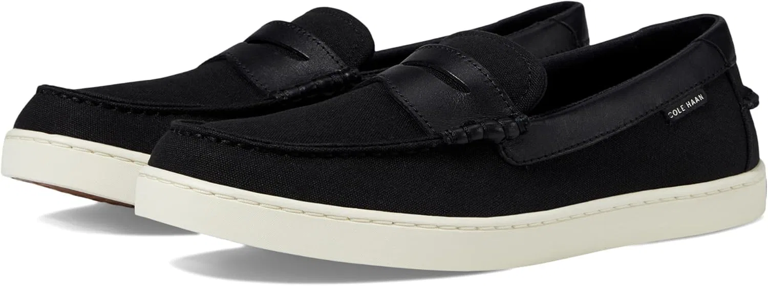 Лоферы Cole Haan Nantucket, Black Canvas/Black