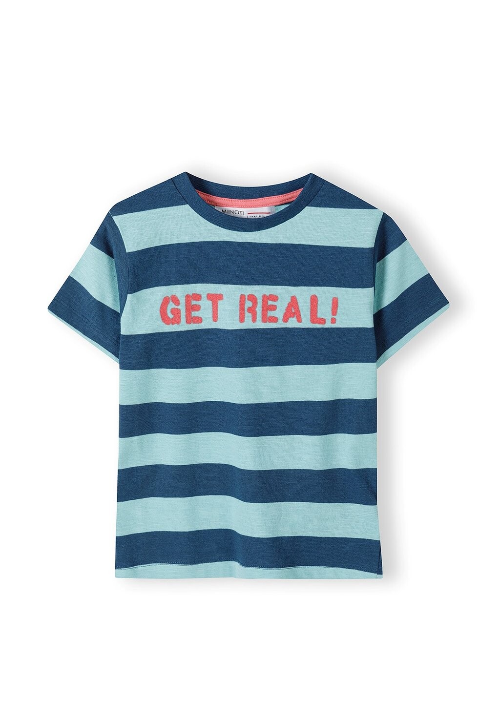 

Футболка с принтом WIDE STRIPES MINOTI, цвет blue green