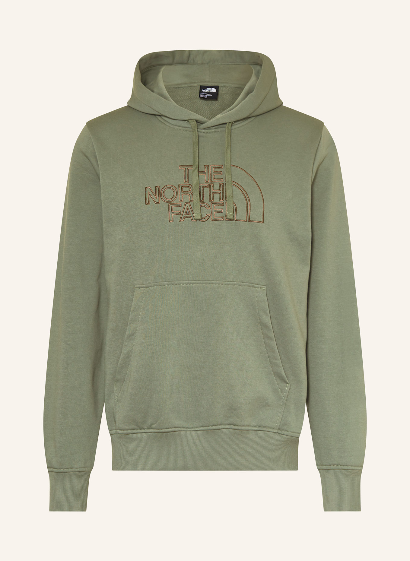 

Худи дрэ пик The North Face, зеленый