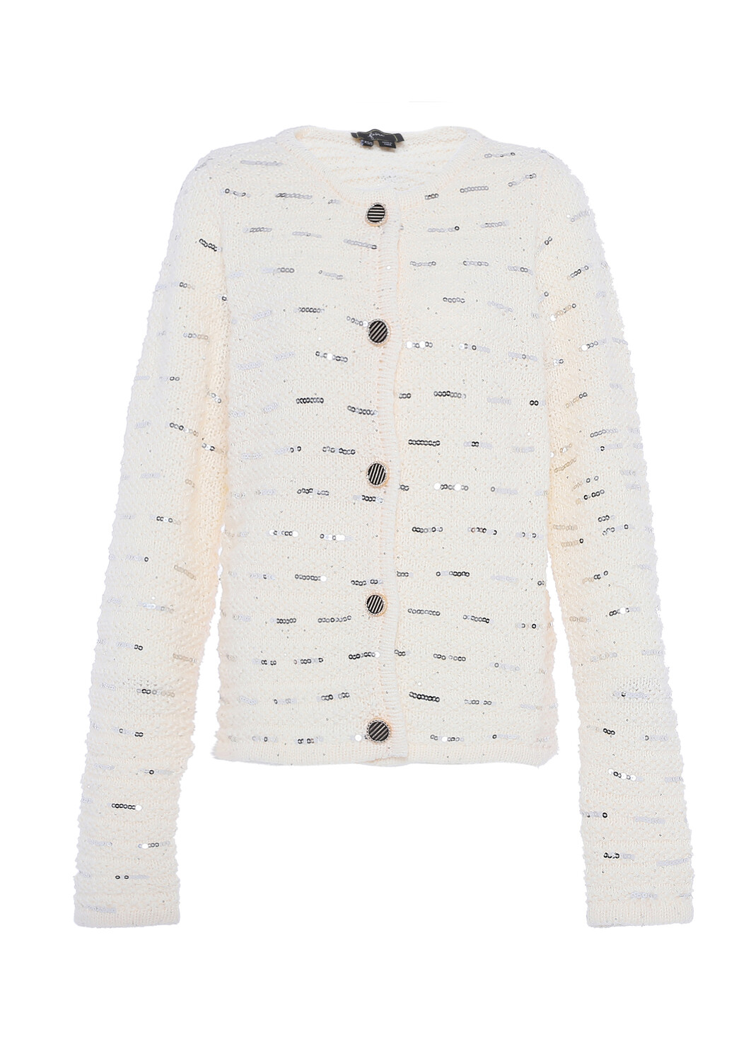 

Свитер faina Strickjacke Mit Pailletten, белый