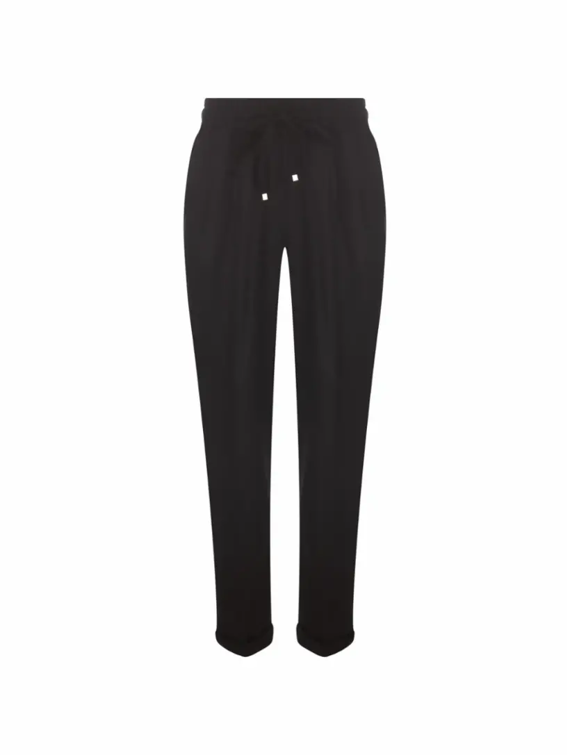 

Кашемировые зауженные брюки Kiton, черный