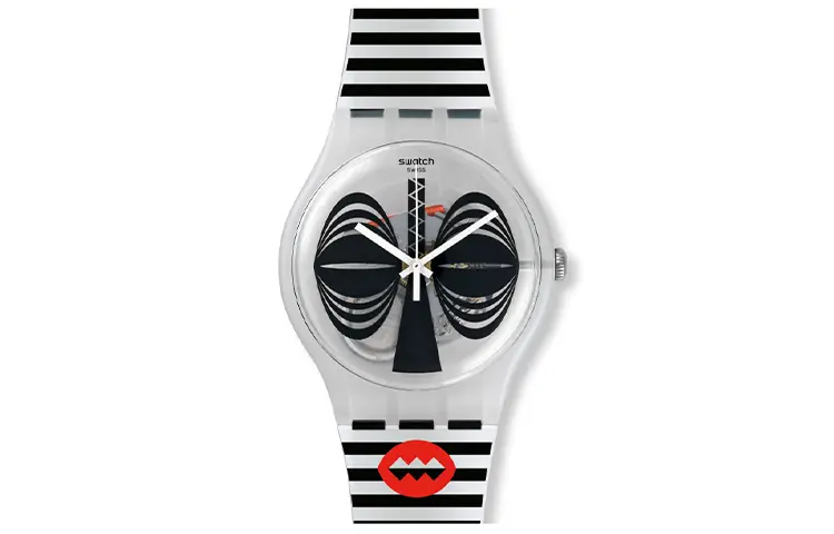 

Унисекс часы 41mm SUOW122 SWATCH, черный белый