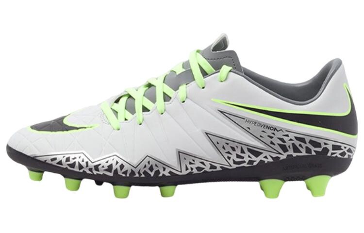 

Футбольные бутсы Hypervenom Phelon 2 мужские низкие серые/зеленые Nike