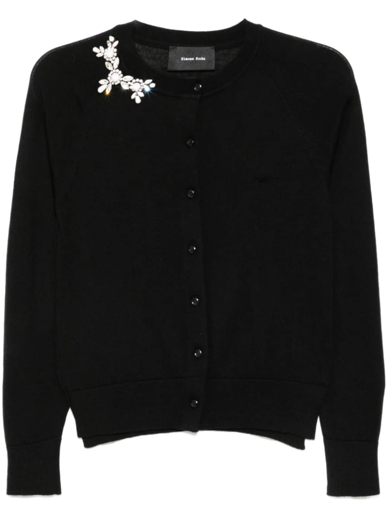 

Simone Rocha кардиган с цепочкой, черный
