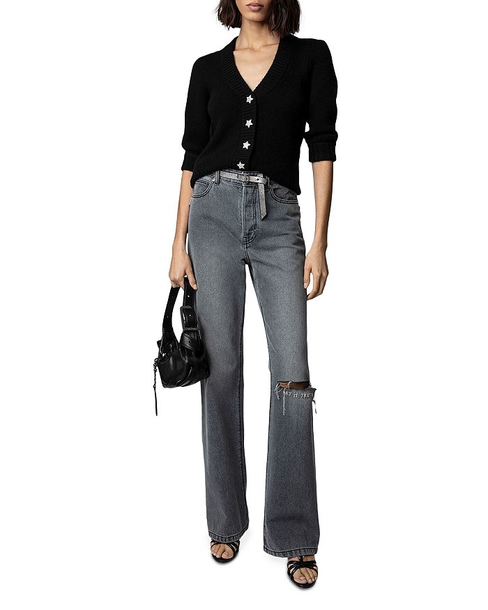 

Свитер-кардиган из кашемира Betsy Zadig & Voltaire, черный
