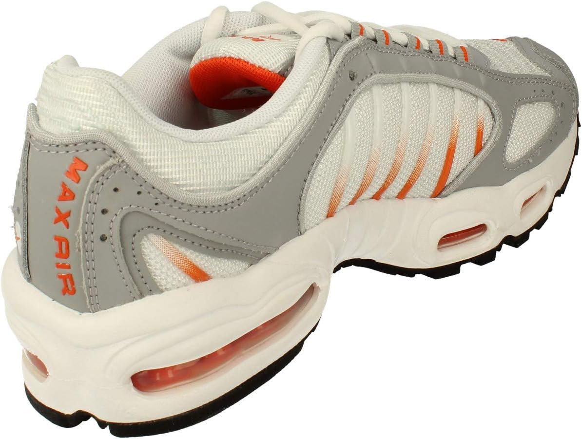 Мужские кроссовки Nike, White Orange Blaze Wolf Gray Black — фото 3